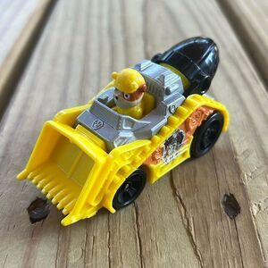Paw Patrol Construction Vehicle Rubble Mixer Bulldozer Cement Toy Truck 3.25”